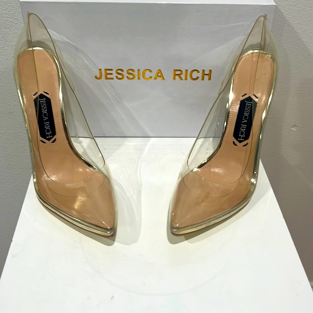 Gold and clear Jessica Rich shoe size 41